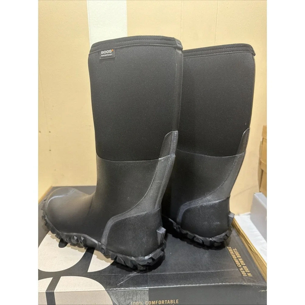 Bogs Outdoor Boots Mens Mesa Waterproof Insulated Slip Black Men's Size 14 M New